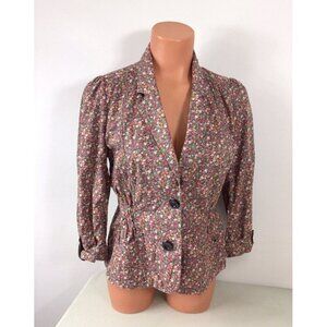 ETT TWA Floral Jacket Blazer Womens 6